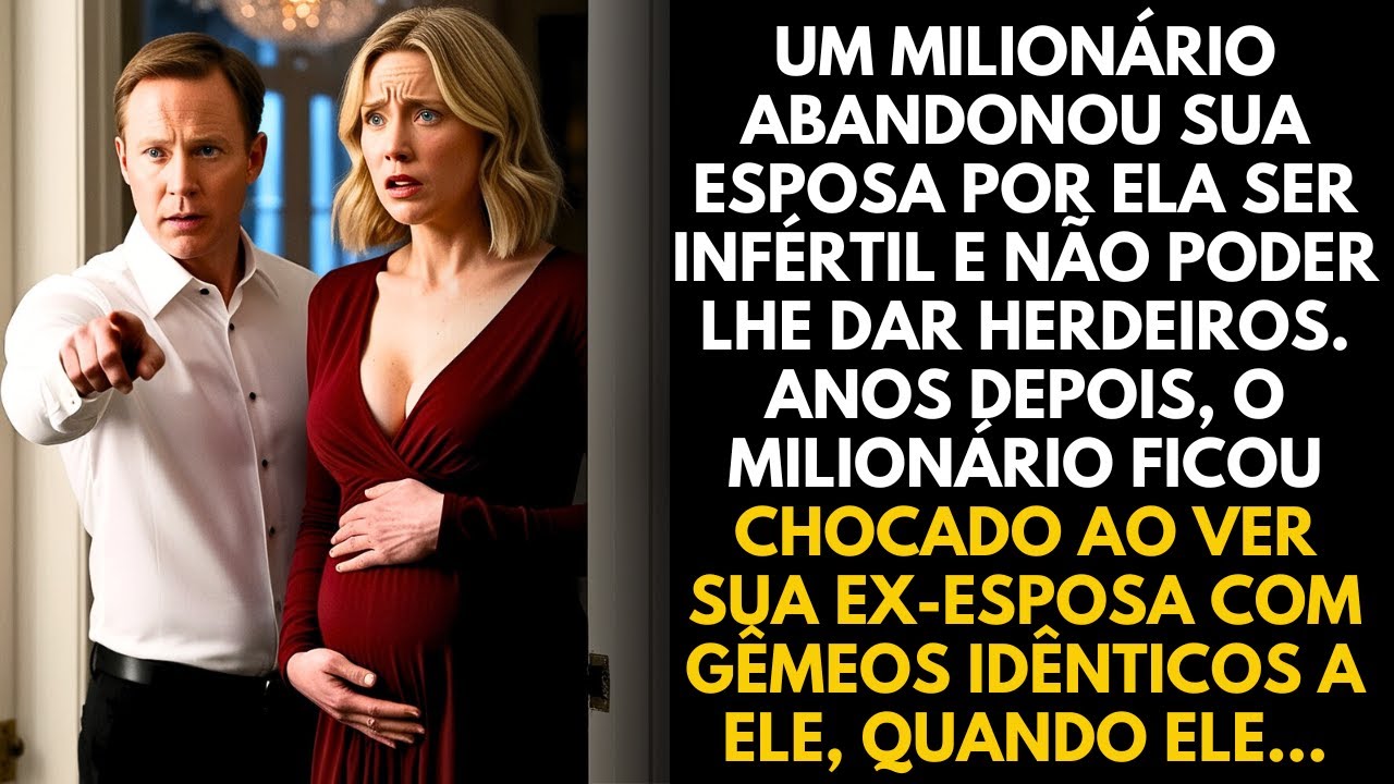 UM MILIONÁRIO ABANDONOU SUA ESPOSA POR ELA SER INFÉRTIL E INCAPAZ DE LHE DAR HERDEIROS. ANOS DEPOIS.