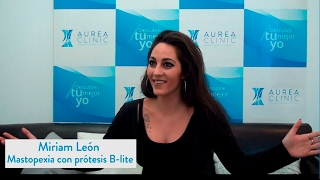 Testimonio Mastopexia con prótesis B-lite - Ana Martínez Padilla