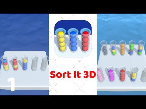 Sort It 3D Gameplay Level 1-20 Walkthrough - YouTube
