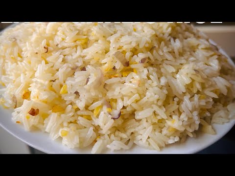 How to make Garlic fried rice #friedrice #ajroyalkitchen
