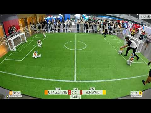 RoboCup SPL 2022 : Quarter #1 - UT Austin Villa Vs rUNSWift