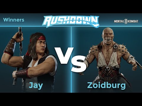 Rushdown 25 - Jay (Liu Kang) vs Zoidburg (Baraka) Winners - MK11