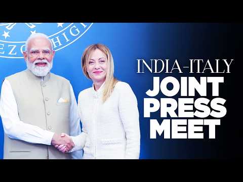 PM Modi, Italian PM Giorgia Meloni attend joint press meet
