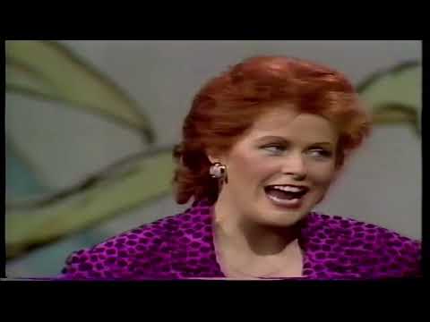 Kate Robbins as Cilla Black introduces Mikhail Gorbachev (John Bird) with some satirical stand up