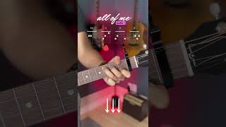 all of me (john legend) guitar tutorial