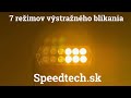 Výstražné LED svetlo 12V / 24V - 12x 3W LED oranžové ECE R10 (142x52x15mm) SLIM - Video Youtube