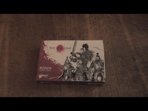 An Unboxing Of The Ronin For Test Of Honour by Warlord Games 