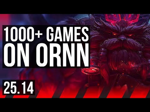 ORNN vs URGOT (TOP) | 1000+ games, 5/4/16 | EUW Master | 25.14