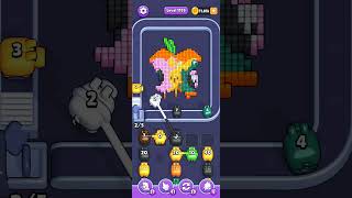 Pixel Flow — hard level 1195 (apple pig)