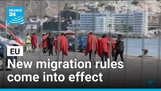 EU's new rules on migration and asylum come into effect • FRANCE 24 En