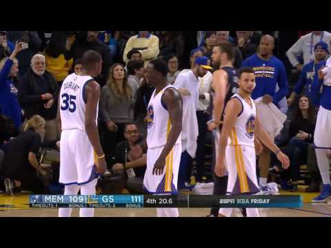 Memphis Grizzlies unreal comeback vs Golden State Warriors NBA Season 2016-17