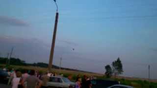 preview picture of video 'Выступление пилотажной группы Русские Витязи в посёлке Борисовка'