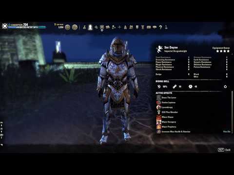 ESO Stam DK Heavy Attack PVE build Elsweyr 40k+ DPS