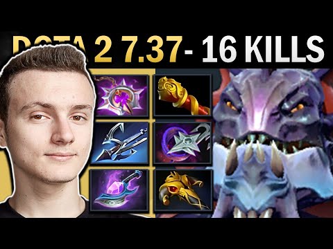 Slardar Gameplay Miracle with 16 Kills and Harpoon - Ringmaster Dota 2