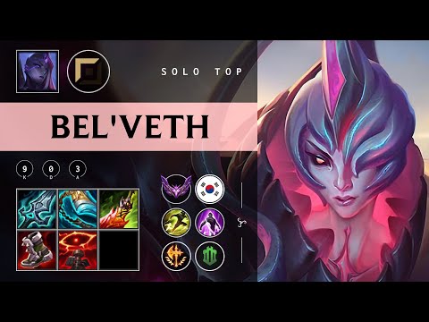 Bel'Veth Top vs Zaahen - KR Master Patch 25.23