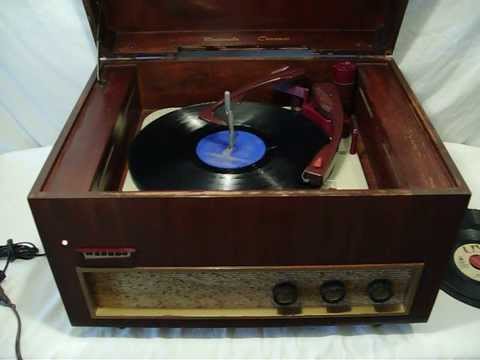 Webcor Musicale Coronet Mt-1655-1A Record Player ~ Tube ~ 001