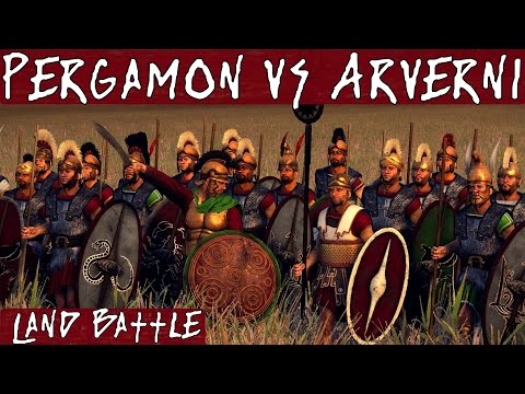 Total War Rome 2 Online Battle 227 Pergamon vs Arverni