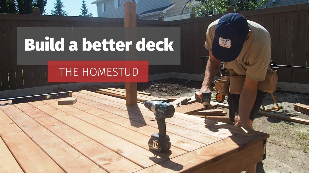 Watch video Building a deck with pressure treated lumber Now Building a deck with pressure treated lumber