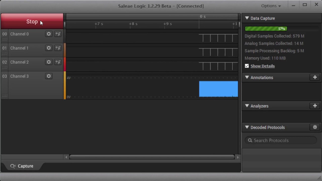 How to capture digital + analog signals in Logic 2
