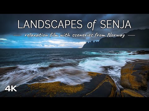 Landscapes of Senja: Nature Sceneries from Norway's Senja Island with Relaxing Music (4K UHD Video)