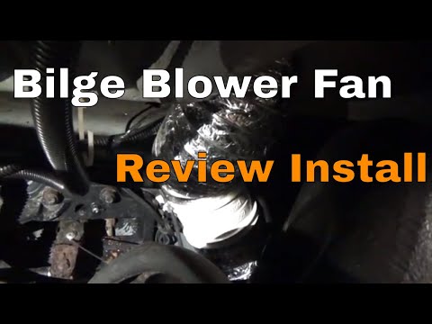 Review Attwood Bilge 3 Inch Fan Blower || Mercruiser 3.0 Bayliner Bowrider 175