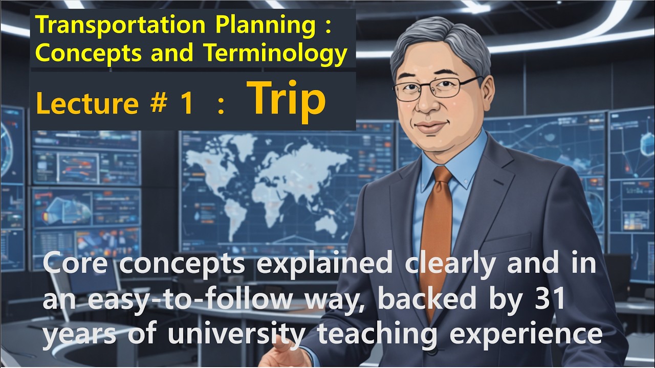 [Transportation Planning] Trip Types and Concepts