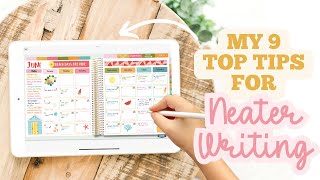 How to Write Neater on iPad | 9 Tips that will Improve Your Writing 🖊