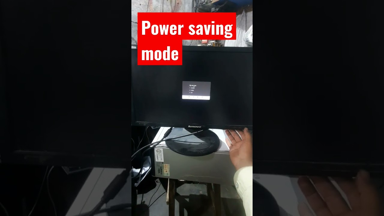 How do I get my ThinkVision display out of power saving mode? Tipseri