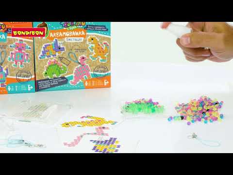 Миниатюра изображения товара Развивающая игра Bondibon Блестящая аквамозаика. Роботы / ВВ3810