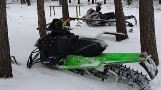 preview picture of video 'Surgut 20/10/14 Lynx Boondocker & arcticcat m800 opened the season'
