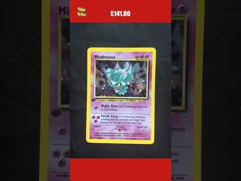 🔥 This Misdreavus card fetched £141.00 — crazy or fair? #shorts