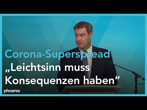Coronavirus: Statement von Markus Söder (Ministerpräsident Bayern) am 14.09.20