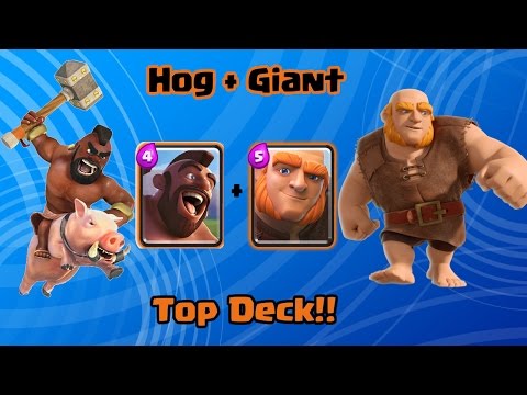 GIANT + HOG  12 Win Grand Challenge + Massive News :D  Clash Royale