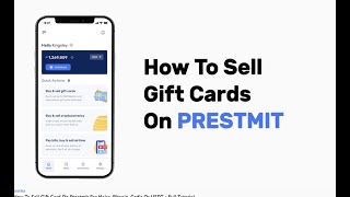 How To Sell Gift Card On Prestmit For Naira, Bitcoin, Cedis Or USDT - Full Tutorial