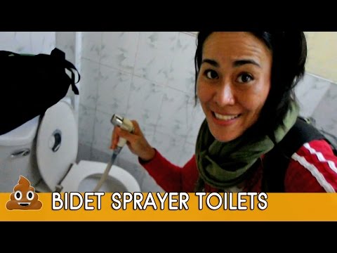 How to use bidet sprayer toilets
