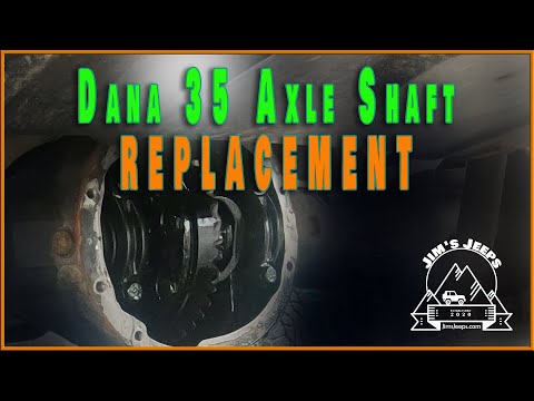 Dana 35 Axle Shaft Replacement