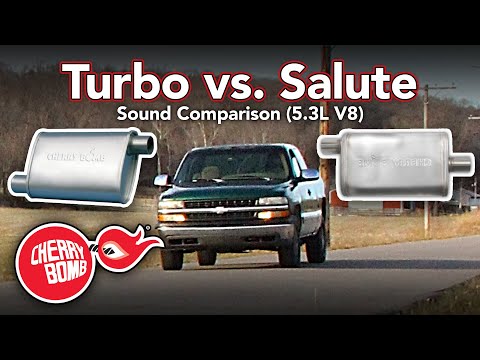 Cherry Bomb® Turbo vs. Cherry Bomb® Salute - Sound Comparison - 5.3L Chevy - Which is better?