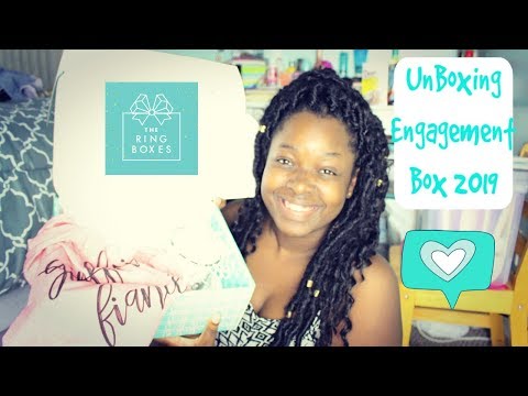 UnBoxing The Ring Boxes Engagement Box 2019