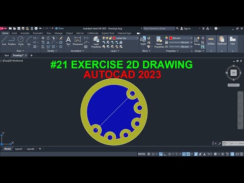 AutoCAD 2D exercise 1