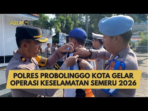 POLRES PROBOLINGGO KOTA GELAR OPERASI KESELAMATAN SEMERU 2026