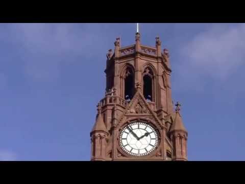 Barrow-in-Furness Town Hall Clock Video