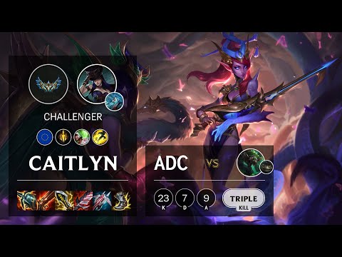 Caitlyn ADC vs Twitch - EUW Challenger Patch 12.4