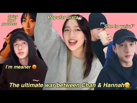 The ultimate never-ending ✨SIBLING✨ war between Bangchan & Hannah!