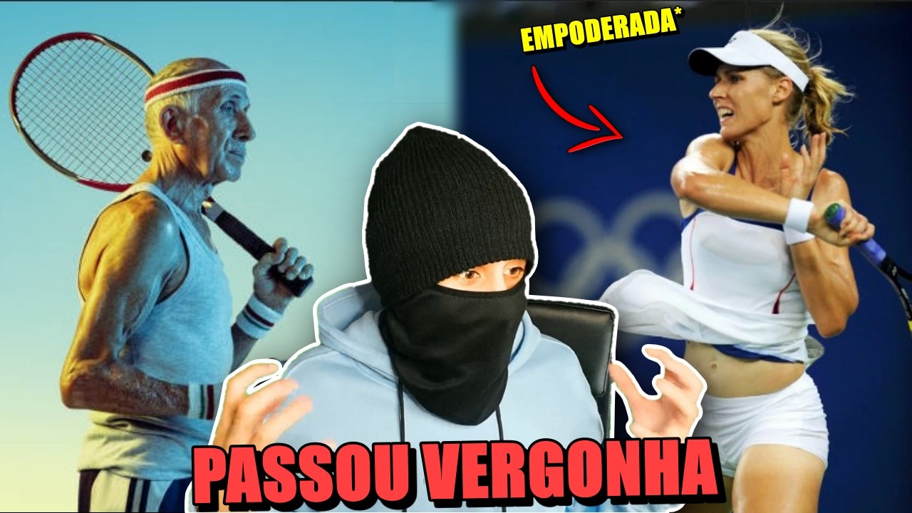 TENISTA APOSENTADO DE 55 ANOS DESAFIA CAMPEA MUNDIAL PRA UMA PARTIDA