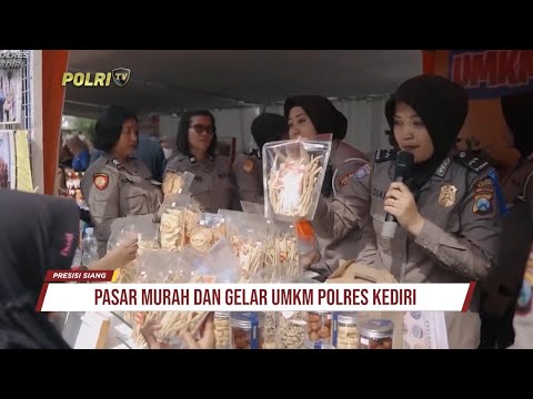 PASAR MURAH DAN GELAR UMKM POLRES KEDIRI