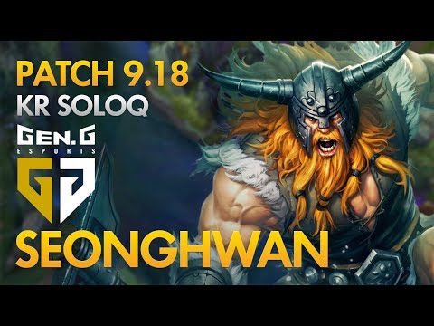 Gen.G SeongHwan - Olaf Jungle - KDA 21/0/12