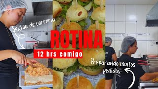ROTINA DA LANCHONETE | 12 HORAS DE MUITO TRABALHO 