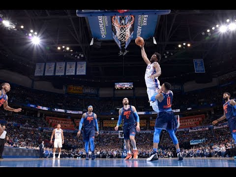 Joel Embiid | Highlights vs. Thunder (01.28.18) 27 Pts, 10 Rebs, 2 Asts, 2 Blk