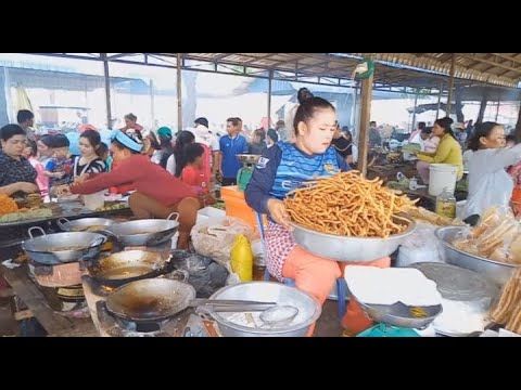 Oudong On Sunday - One Of Cambodian Tourism Site - Kampong Speu Street Food Part 2