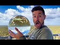 Can This SOLID GLASS BALL Survive a 45m Drop?